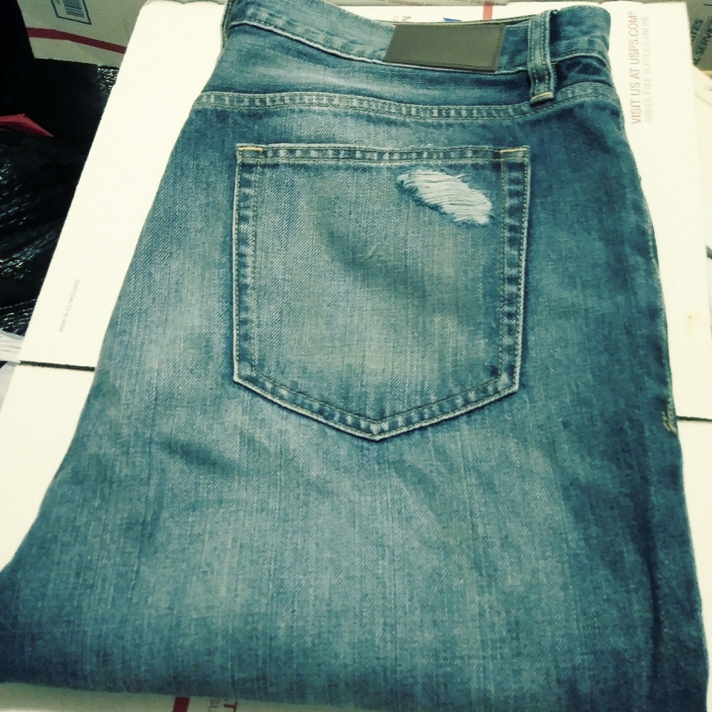 🐴 J. CREW THE DRIGGS MEN JEANS🎁 SIZE 34×34 MEN,A FANTASTIC GIFT.